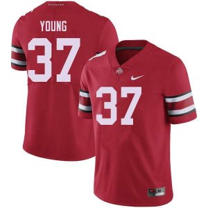 NCAA Ohio State Buckeyes Men's #37 Craig Young Red Nike Football College Jersey EMG3845PE